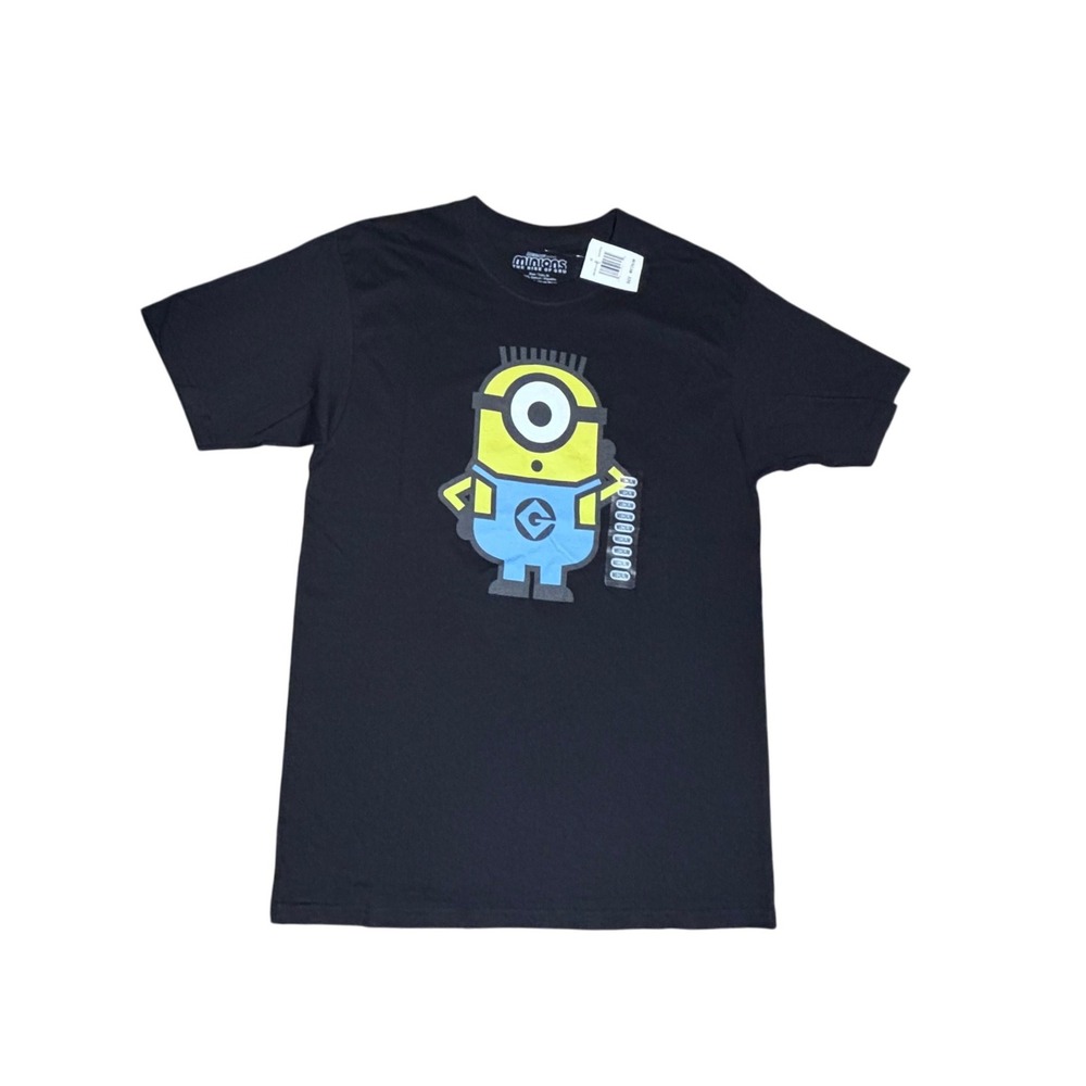 Minions The Rise‎ of Gru Graphic T Shirt Black M Men's Movie Tee __ BRAND NEW!